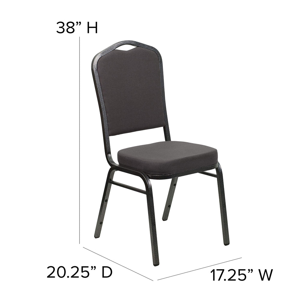 Gray Fabric Stacking Banquet Chair X8013