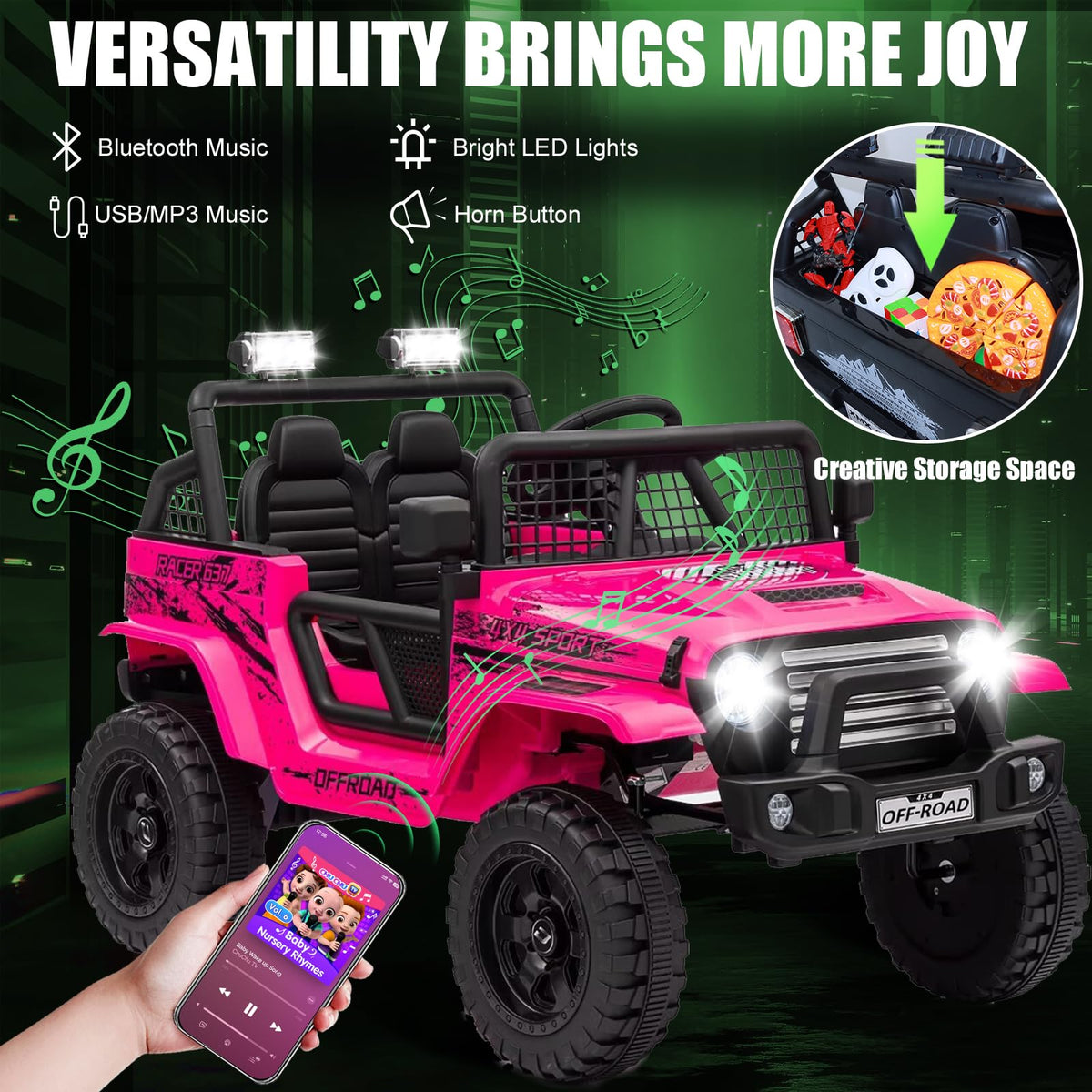 24V 2 Seater Kids Electric Car with Remote Control I904304