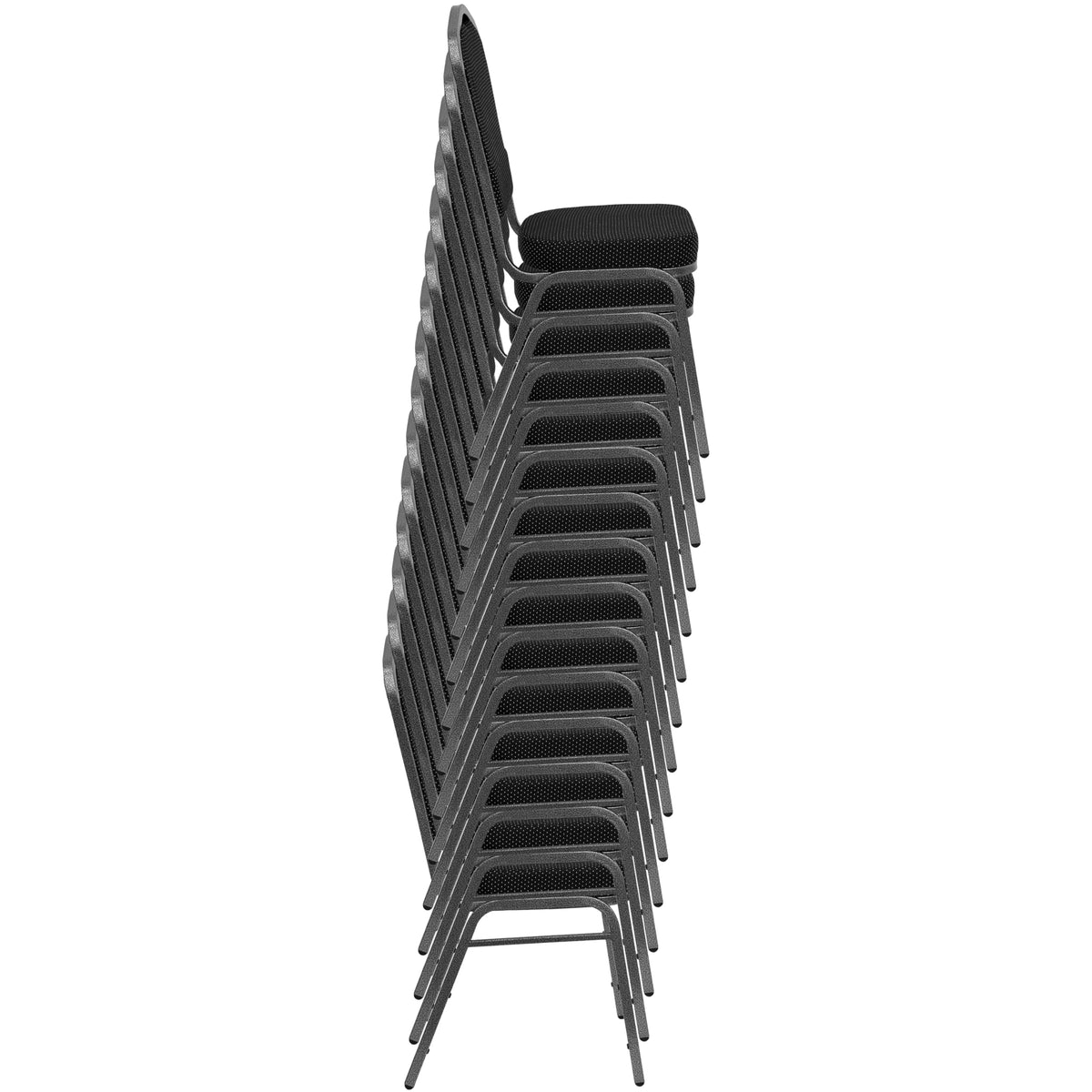 Gray Fabric Stacking Banquet Chair X8013