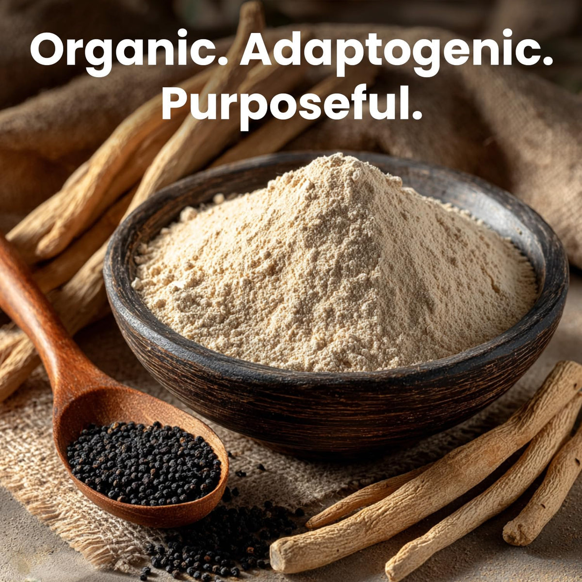 Maca Root Ashwagandha 1710mg with DHEA & Black Pepper, 120ct Y151589