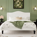 Queen Size Bed Frame with Wingback Headboard L120434
