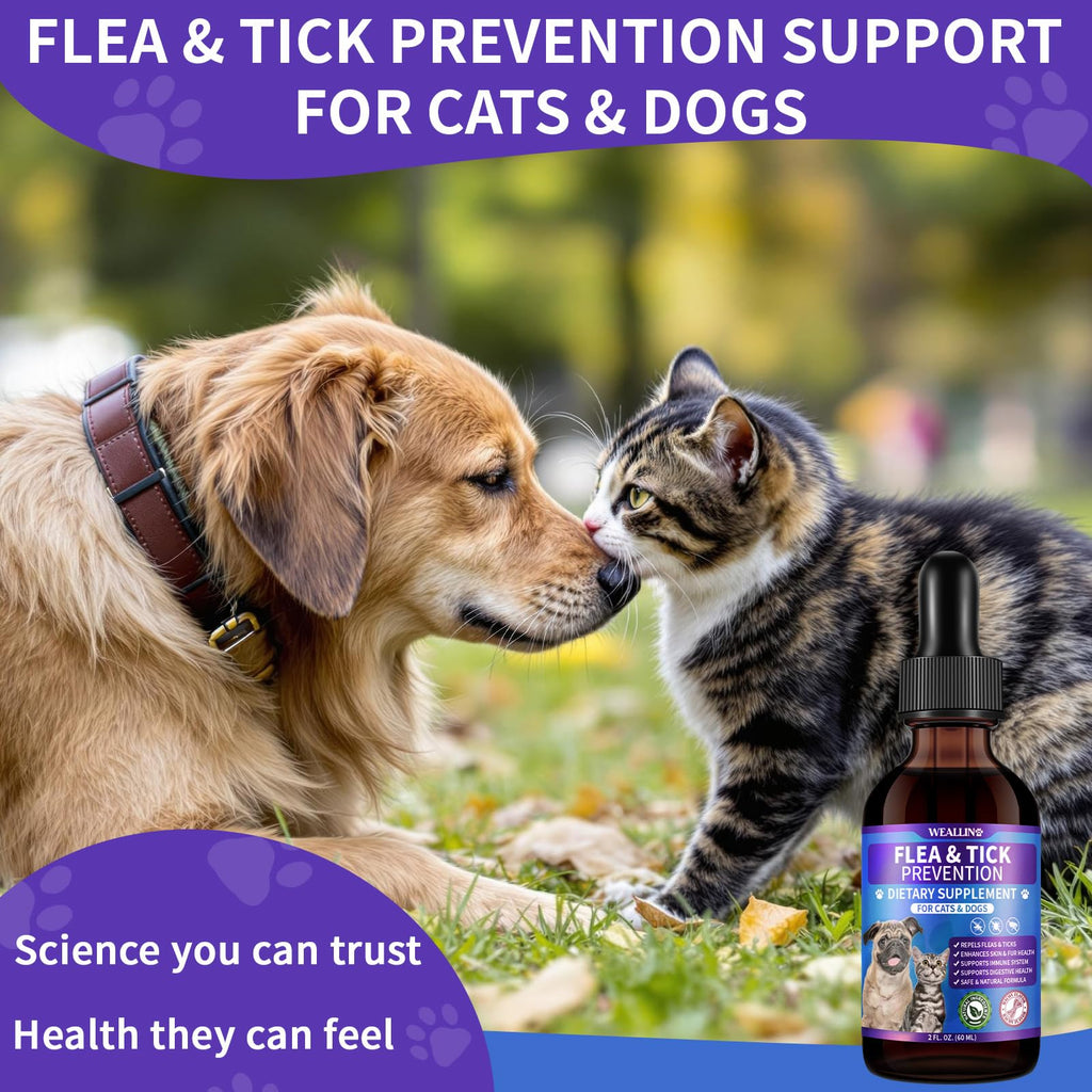 Flea and Tick Prevention Support with Multivitamin 60ml H852743