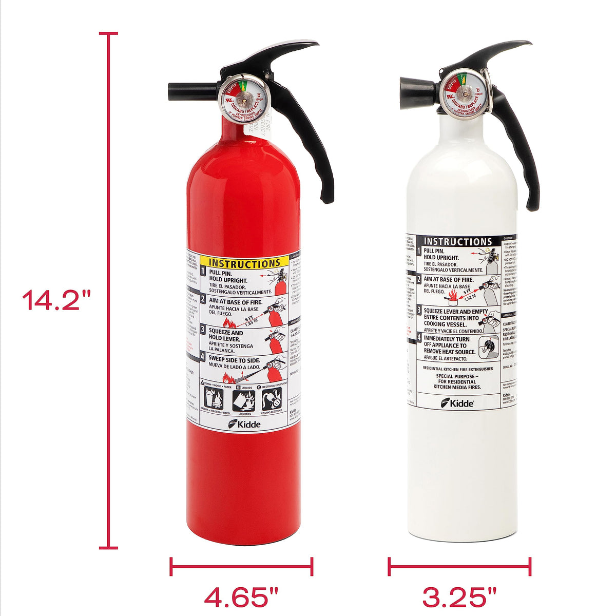 Kitchen + Home Fire Extinguisher Set H3368