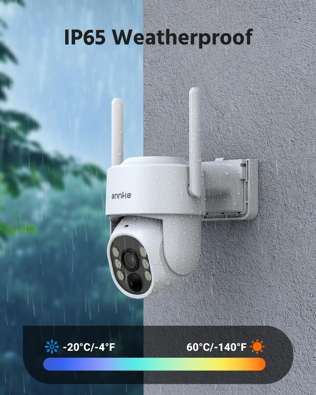 4MP Solar Security Cameras Wireless Outdoor C11863