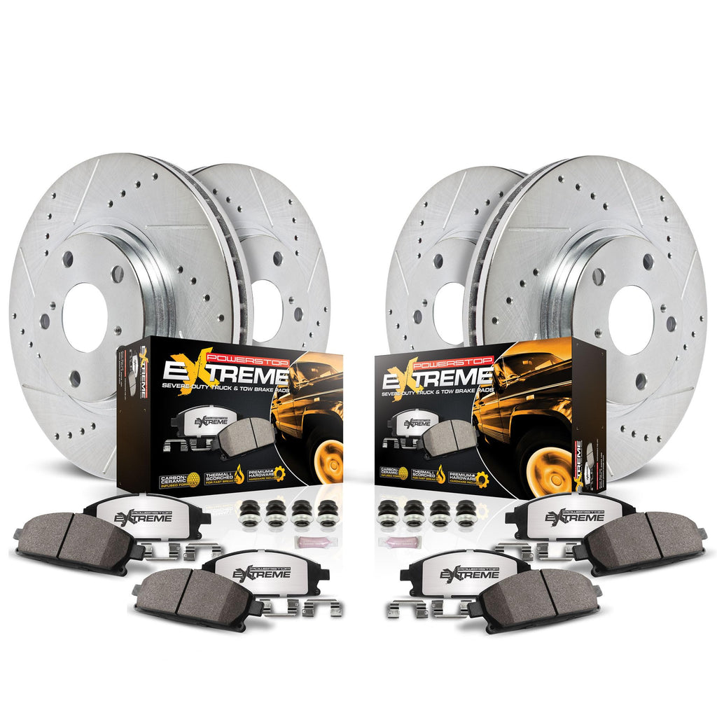 Front & Rear Brake Pad & Rotor Kit F697929