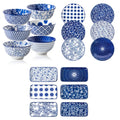 18 Pieces Ceramic Dinnerware Set Service for 6 L32158