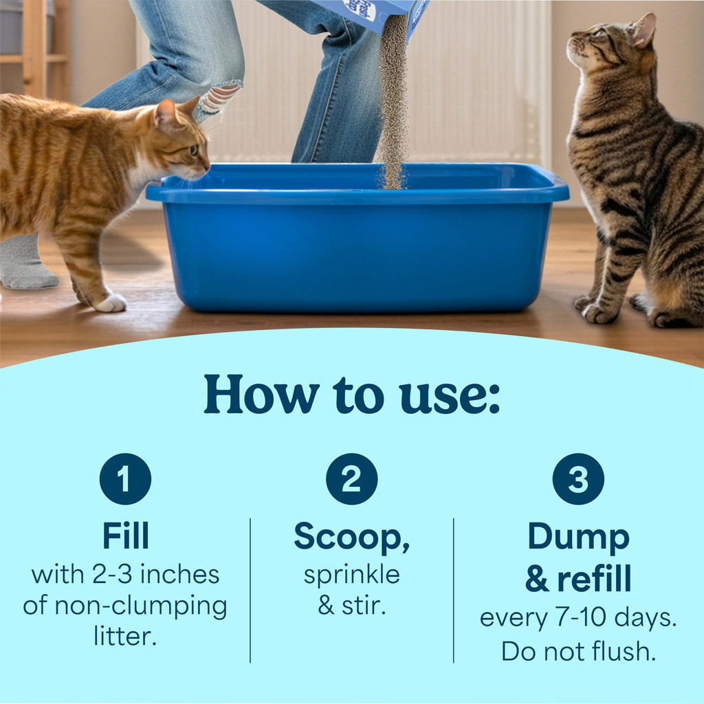 Non-Clumping Cat Litter with Odor Control, 35 lb. Bag S510850