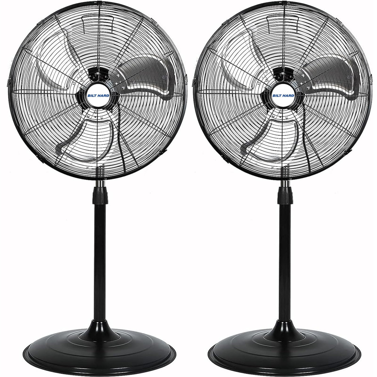 20" High Velocity 3-Speed Oscillating Pedestal Fan, 2 Pack T503
