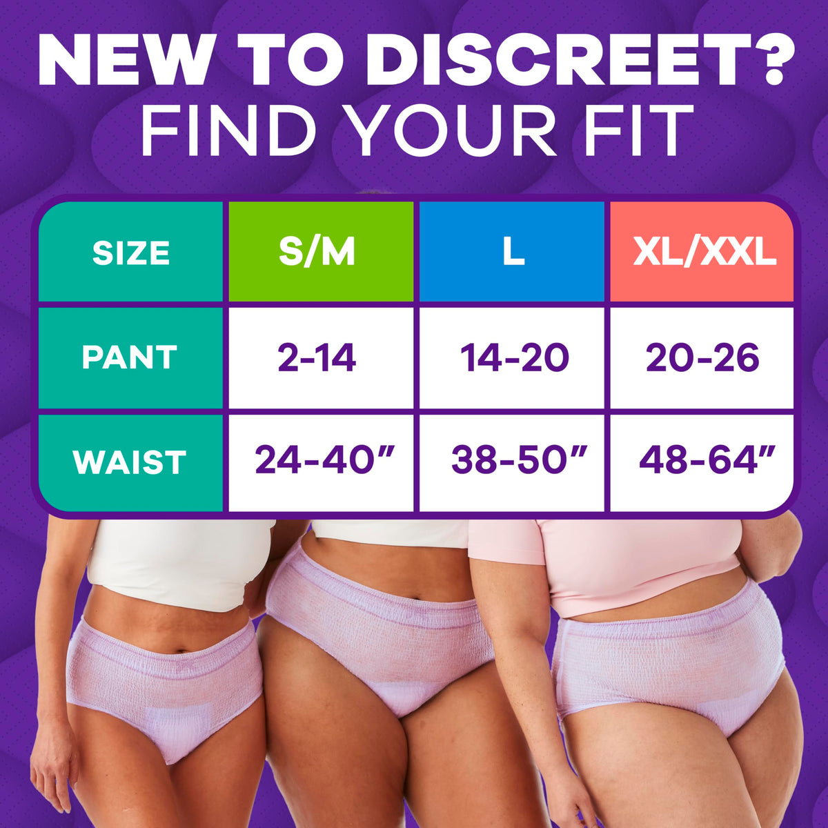 Scented Adult Diapers Size XL/XXL 56 Count Y36602