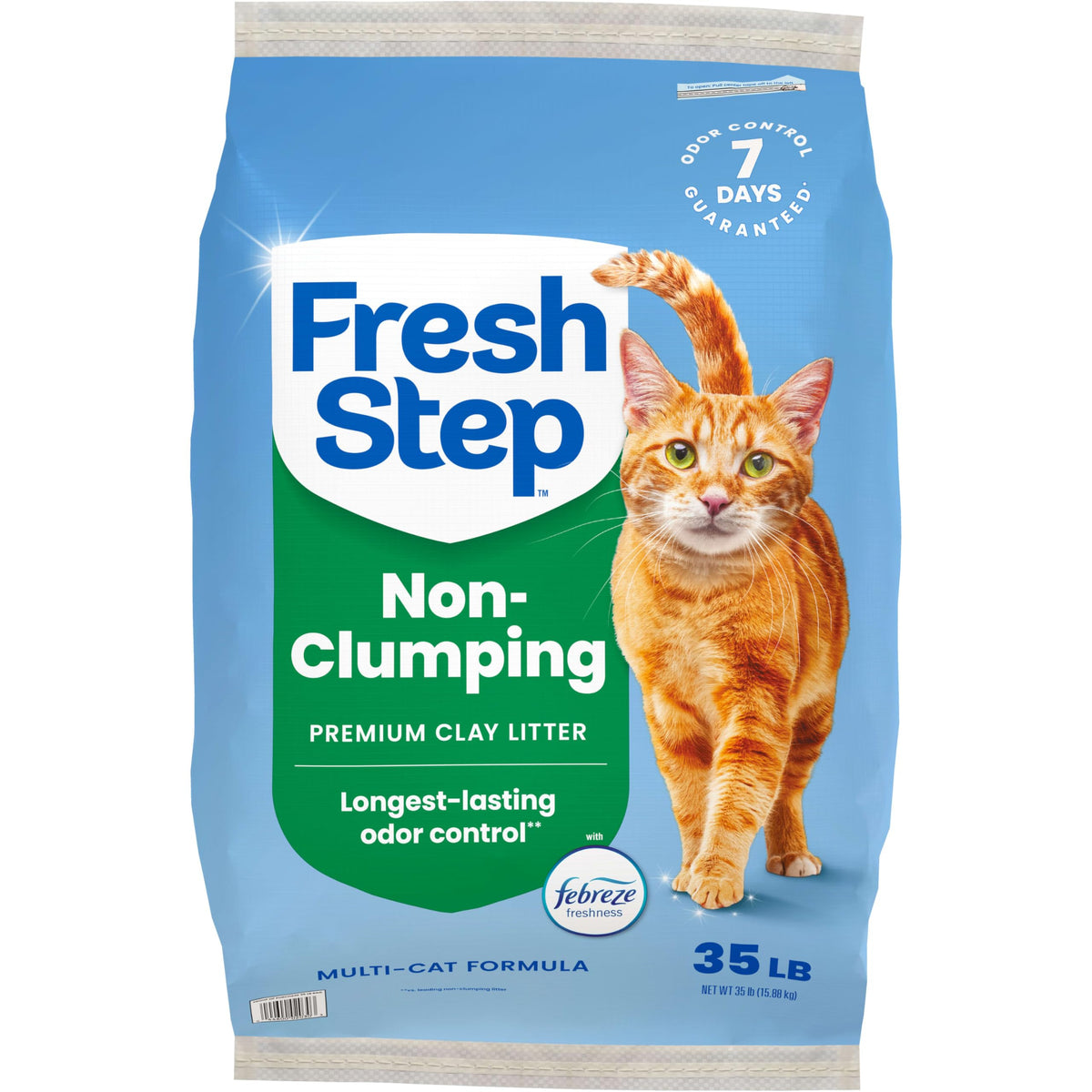 Non-Clumping Cat Litter with Odor Control, 35 lb. Bag S510850