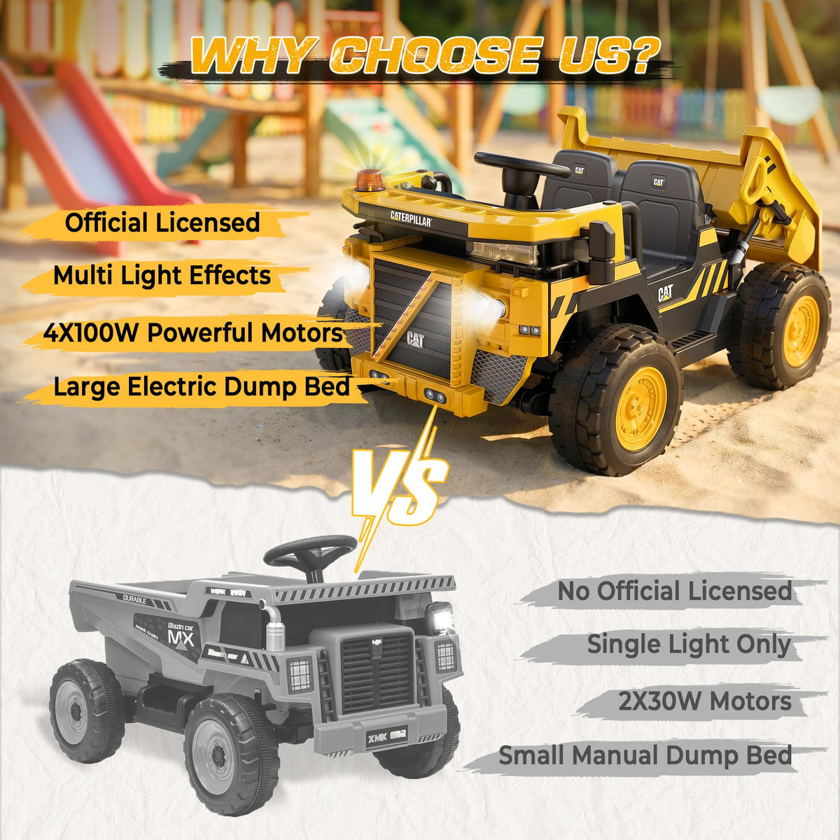 24V Ride On Dump Truck with Remote Control T308