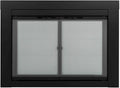 Black Small Fireplace Glass Door F20352
