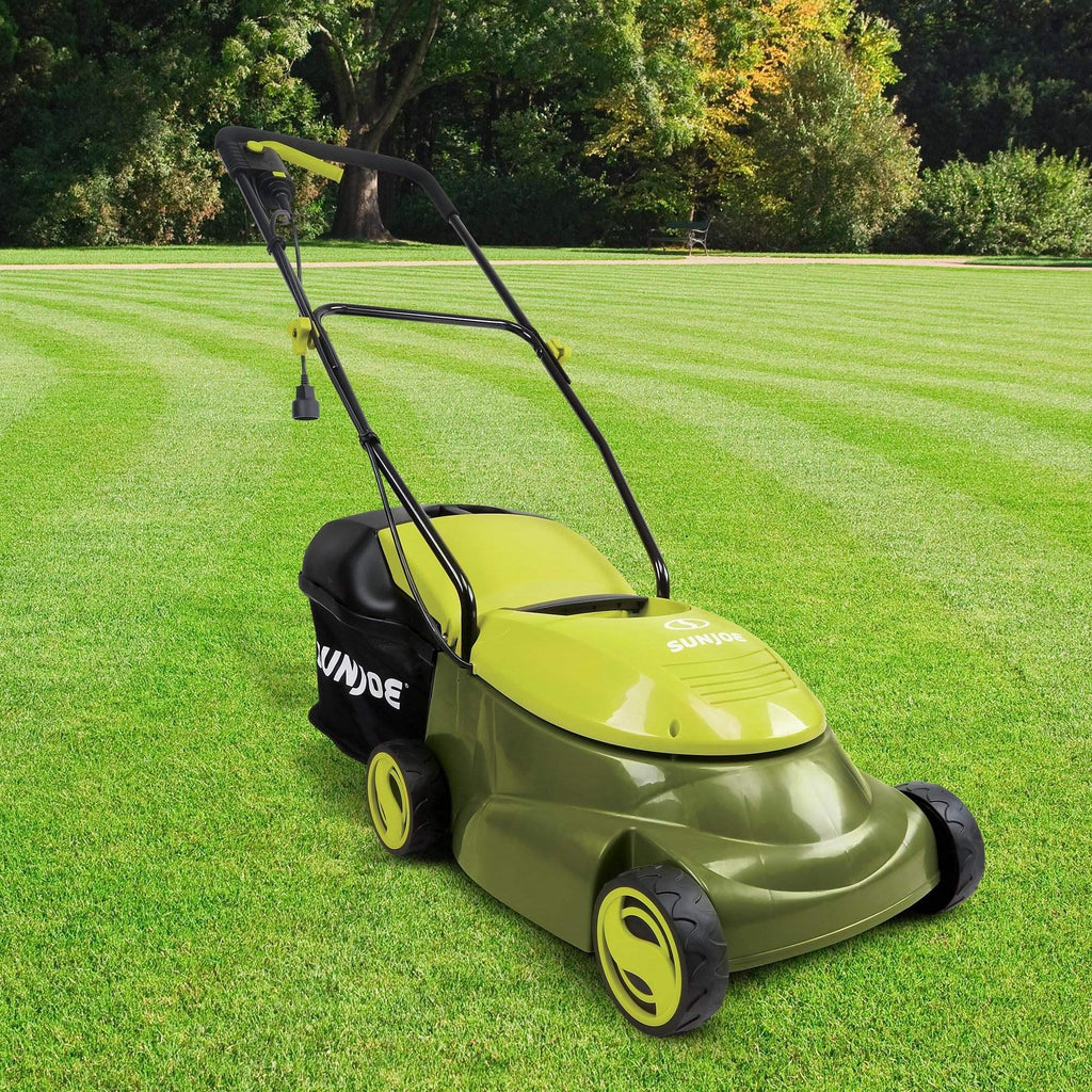 14-Inch 12-Amp Electric Lawn Mower with 10.6-Gallon Bag E523