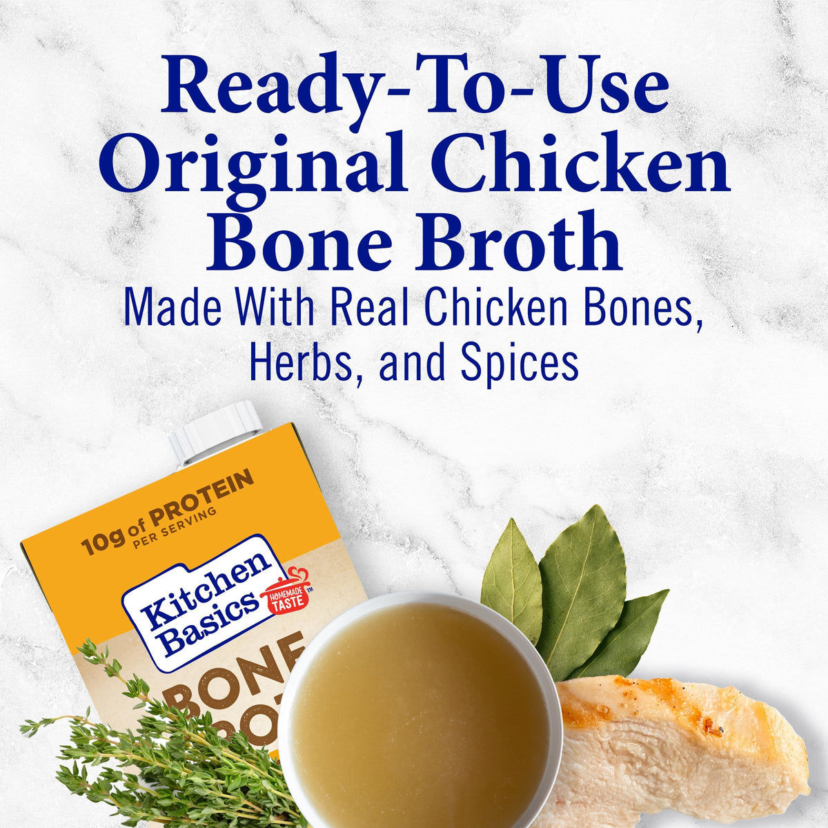 Chicken Bone Broth 32 oz Carton N51740