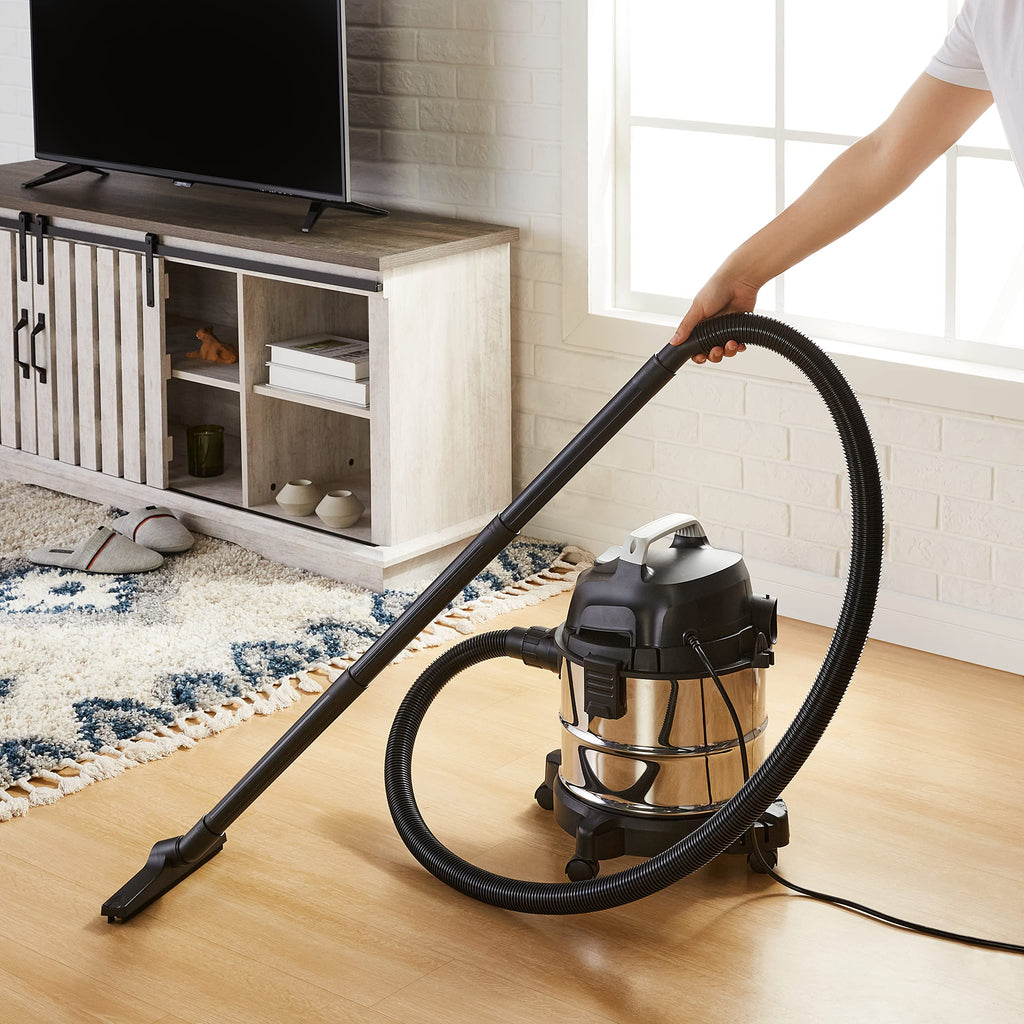 Wet Dry Shop Vacuum Cleaner 4 Gallon Stainless Steel P715890