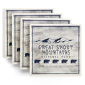 Ceramic Coasters Set of 4 J385