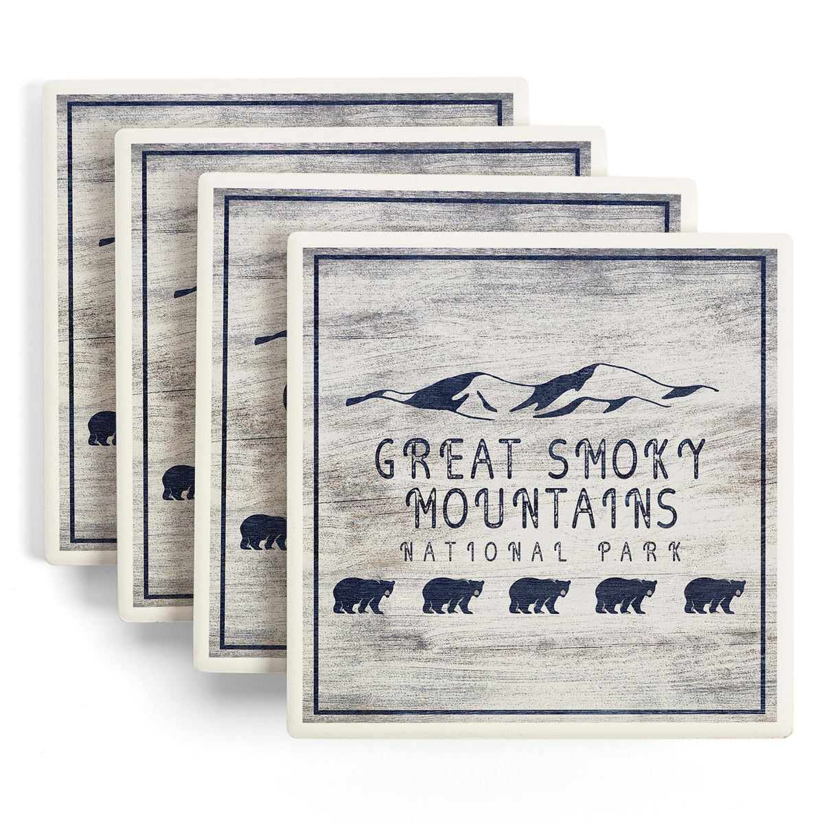 Ceramic Coasters Set of 4 J385